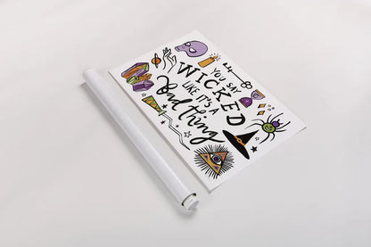 Spell Bound I by Farida Zaman. shown as a rolled paper print. Available as archival giclee rolled canvas, fine art paper, or poster print. SKU 70174i.