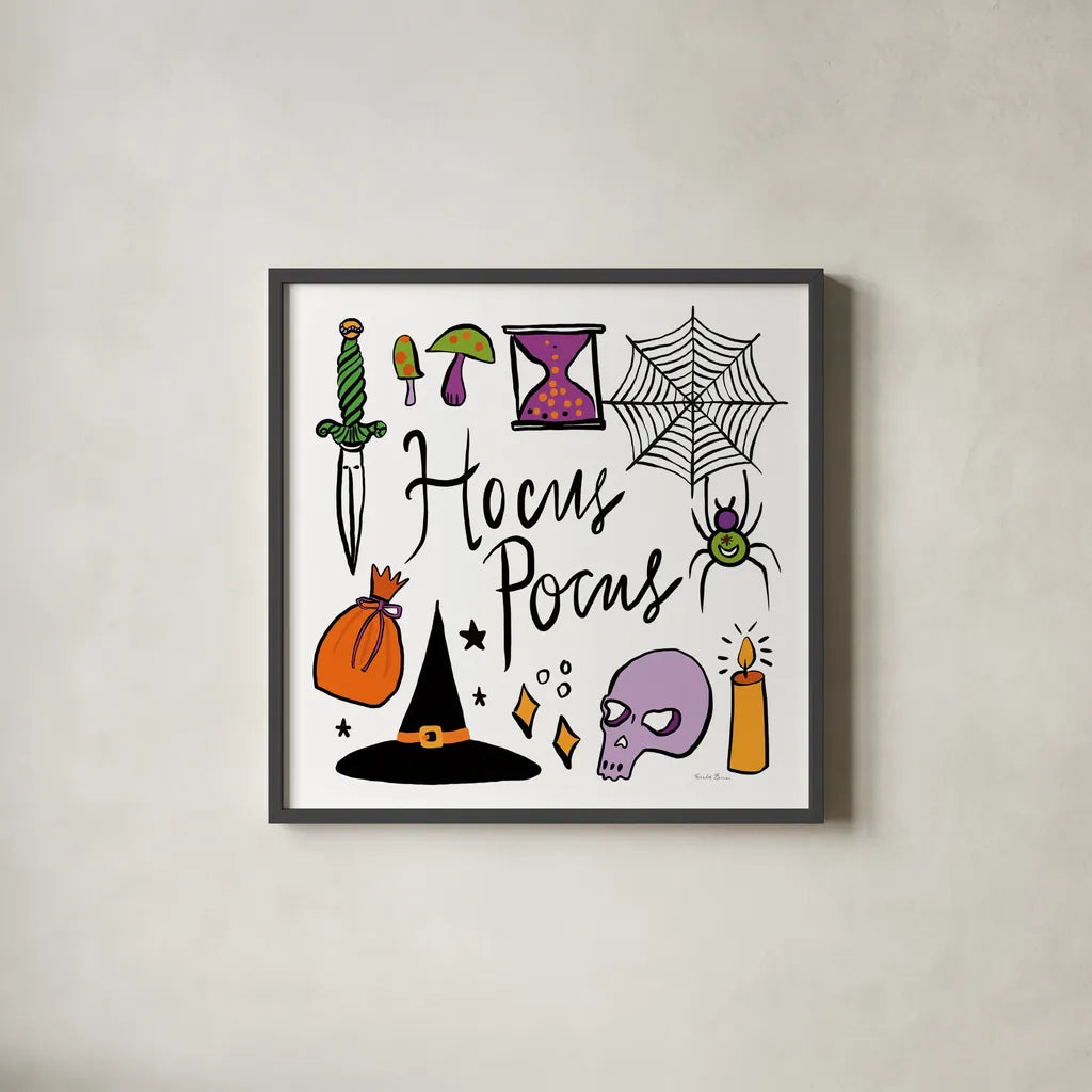 Spell Bound IV by Farida Zaman. Shown in a sleek black glass frame for a contemporary gallery look. Available as an archival giclee rolled canvas, fine art paper, or poster print. SKU 70177a.