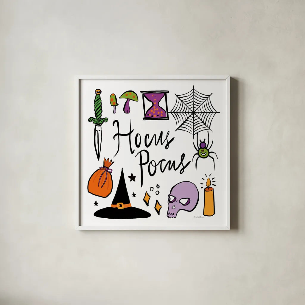 Spell Bound IV by Farida Zaman. Shown in a crisp white glass frame for a clean and minimalist style. Available as an archival giclee rolled canvas, fine art paper, or poster print. SKU 70177a.