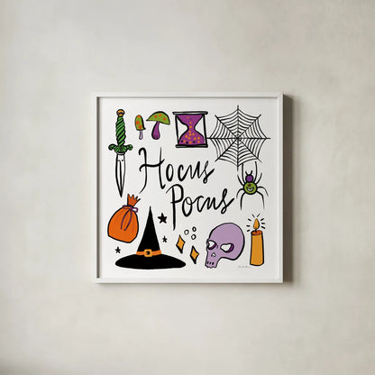 Spell Bound IV by Farida Zaman. Shown in a crisp white glass frame for a clean and minimalist style. Available as an archival giclee rolled canvas, fine art paper, or poster print. SKU 70177a.