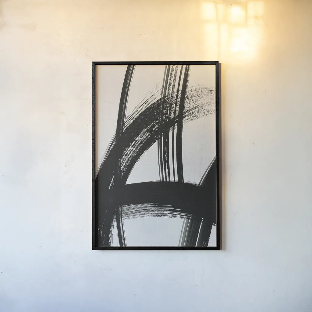 Spontaneous II Crop by Farida Zaman. shown as a paper print in a black flame. Available as a archival giclee rolled canvas, fine art paper, or poster print. SKU 47654h.