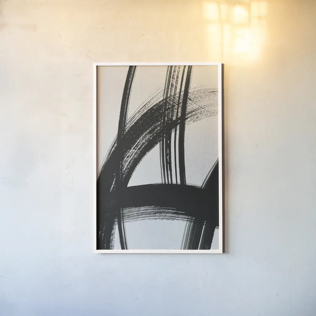 Spontaneous II Crop by Farida Zaman. shown as a paper print in a white frame. Available as a archival giclee rolled canvas, fine art paper, or poster print. SKU 47654h.