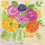 Sunny Day Bouquet by Farida Zaman. SKU 96321a. Archival Giclee Fine art print for wall decor.