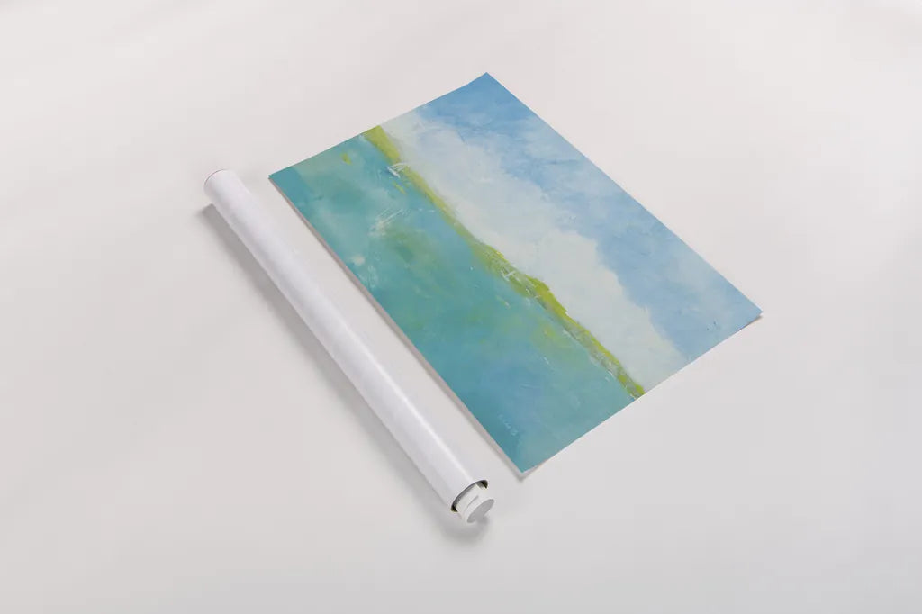 Sunny Day Crop by Farida Zaman. shown as a rolled paper print. Available as archival giclee rolled canvas, fine art paper, or poster print. SKU 46819i.