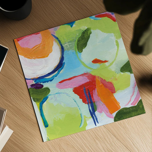 Tango by Farida Zaman. Shown as a detailed flat fine art print, highlighting archival giclee quality. Available as an archival giclee rolled canvas, fine art paper, or poster print. SKU 98750a.