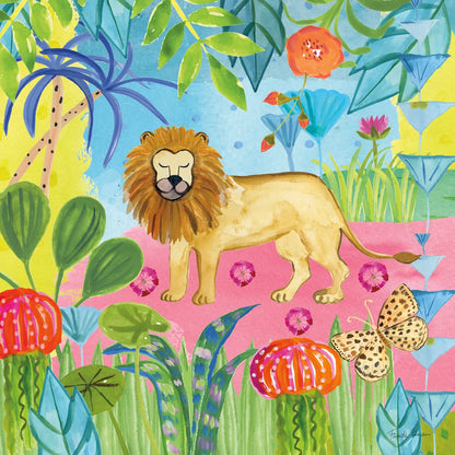 The Big Jungle II by Farida Zaman. SKU 39843a. Archival Giclee Fine art print for wall decor.