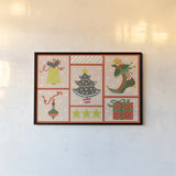 The Night Before Christmas I Bright by Farida Zaman. shown as a paper print in a black flame. Available as a archival giclee rolled canvas, fine art paper, or poster print. SKU 76181i.