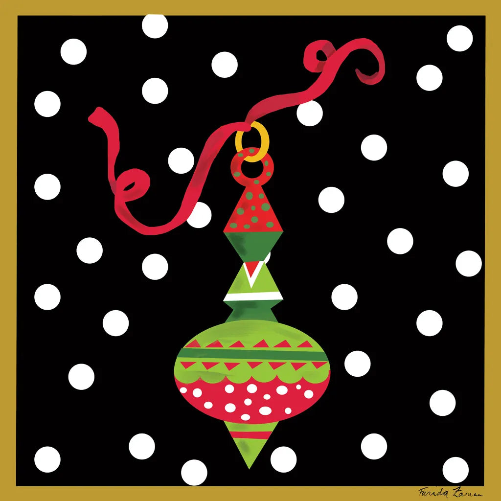 The Night Before Christmas II by Farida Zaman. SKU 33043a. Archival Giclee Fine art print for wall decor.