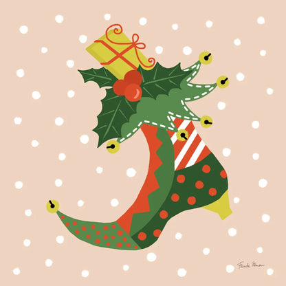 The Night Before Christmas III Bright by Farida Zaman. SKU 76183a. Archival Giclee Fine art print for wall decor.