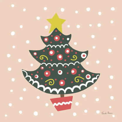 The Night Before Christmas IV Bright by Farida Zaman. SKU 76184a. Archival Giclee Fine art print for wall decor.