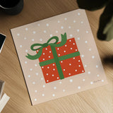 The Night Before Christmas V Bright by Farida Zaman. Shown as a detailed flat fine art print, highlighting archival giclee quality. Available as an archival giclee rolled canvas, fine art paper, or poster print. SKU 76185a.