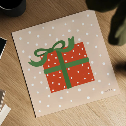 The Night Before Christmas V Bright by Farida Zaman. Shown as a detailed flat fine art print, highlighting archival giclee quality. Available as an archival giclee rolled canvas, fine art paper, or poster print. SKU 76185a.