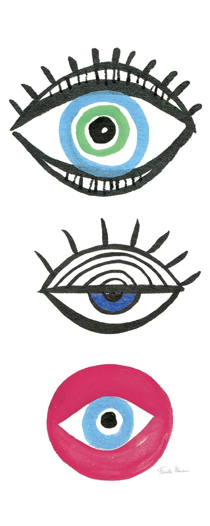 The Stare II Pink Crop by Farida Zaman