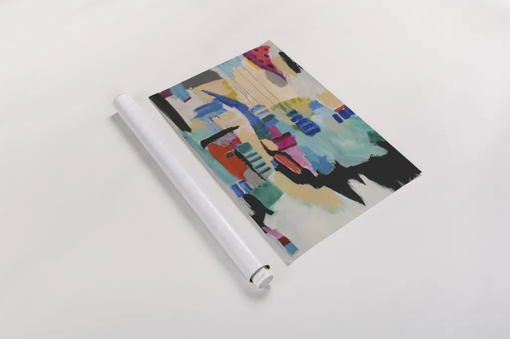 Time Capsule by Farida Zaman. shown as a rolled paper print. Available as archival giclee rolled canvas, fine art paper, or poster print. SKU 38694h.