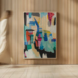 Time Capsule by Farida Zaman. shown as over sized large wall art. Available as an archival giclee rolled canvas, fine art paper, or poster print. SKU 38694h.
