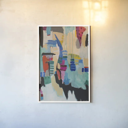 Time Capsule by Farida Zaman. shown as a paper print in a white frame. Available as a archival giclee rolled canvas, fine art paper, or poster print. SKU 38694h.