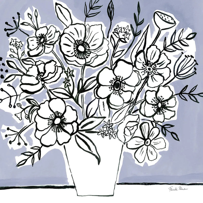 Timeless Florals by Farida Zaman. SKU 75851a. Archival Giclee Fine art print for wall decor.