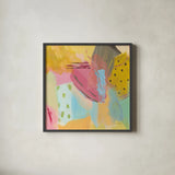 Transition I by Farida Zaman. Shown in a sleek black glass frame for a contemporary gallery look. Available as an archival giclee rolled canvas, fine art paper, or poster print. SKU 52735a.