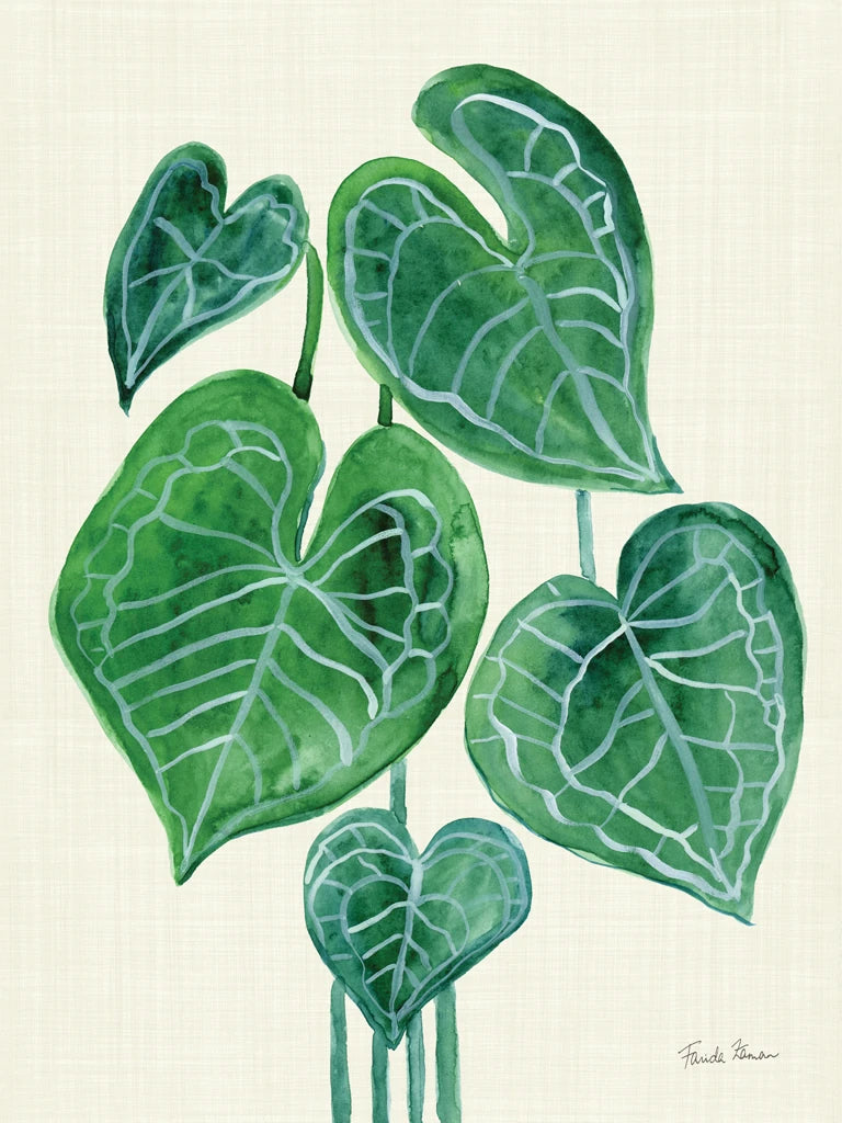 Tropical Leaves II by Farida Zaman
