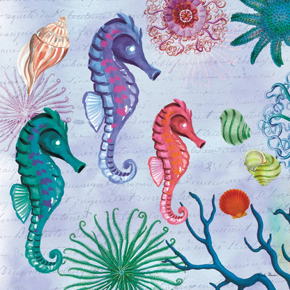 Tropical Underwater II by Farida Zaman. SKU 37585a. Archival Giclee Fine art print for wall decor.