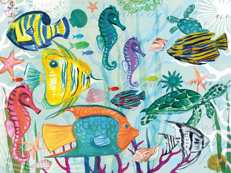 Tropical Underwater V by Farida Zaman