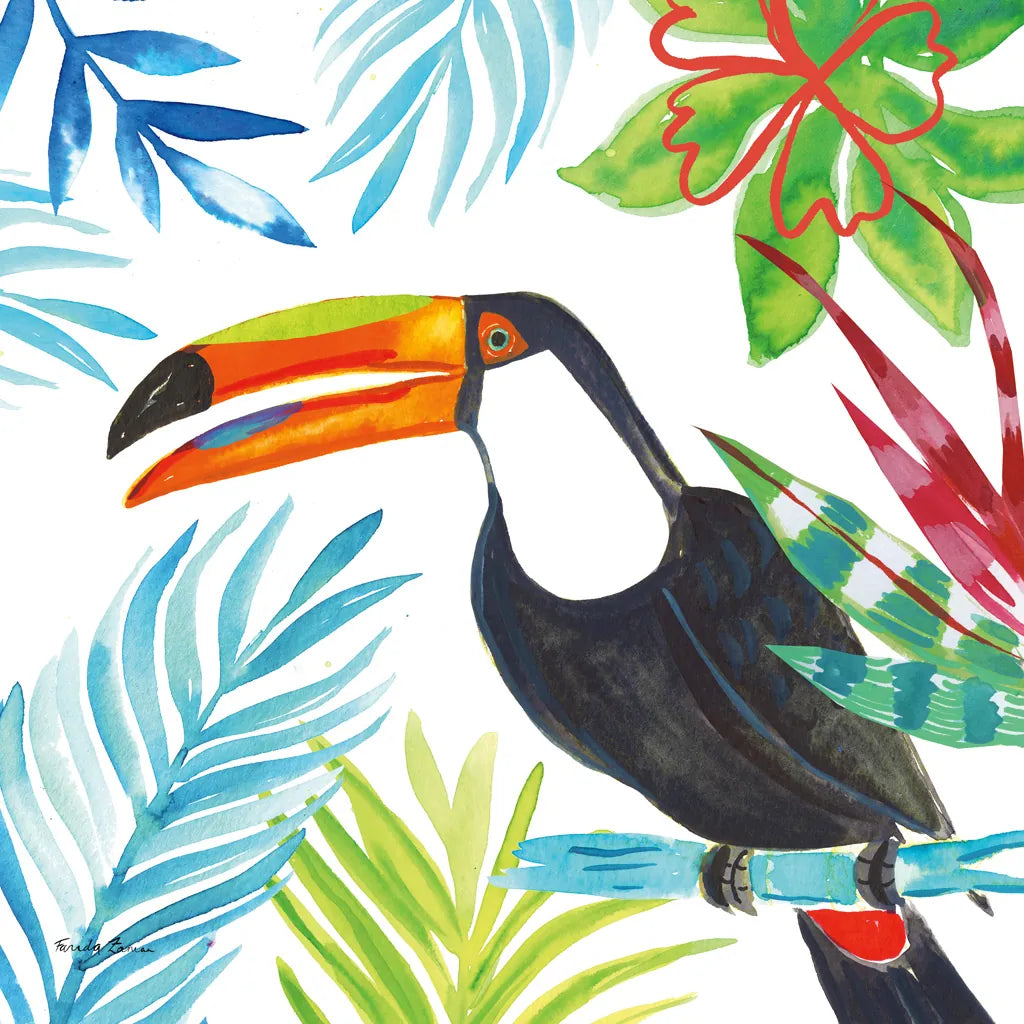 Tropicana II by Farida Zaman. SKU 35961a. Archival Giclee Fine art print for wall decor.