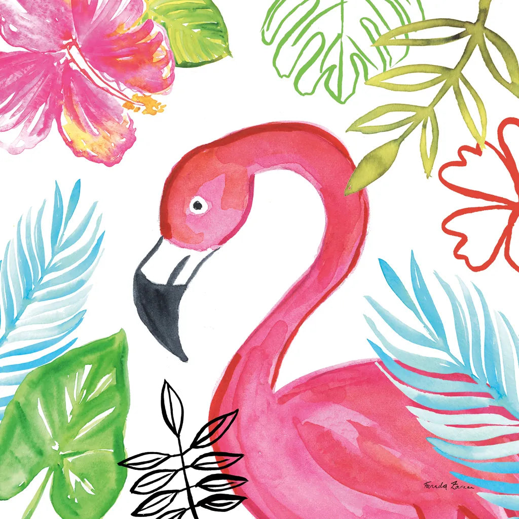 Tropicana IV by Farida Zaman. SKU 35963a. Archival Giclee Fine art print for wall decor.