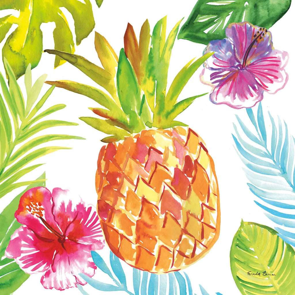 Tropicana VI by Farida Zaman. SKU 35965a. Archival Giclee Fine art print for wall decor.