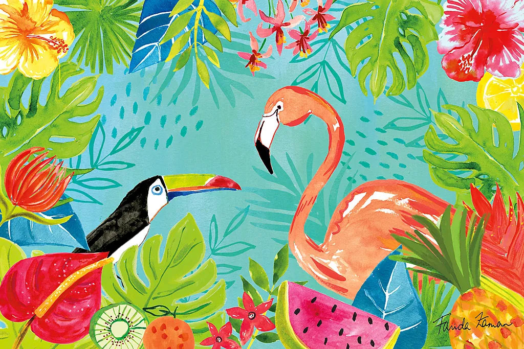 Tutti Frutti III by Farida Zaman. SKU 52028i. Archival Giclee Fine art print for wall decor.