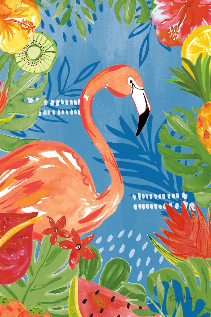 Tutti Frutti IV v2 by Farida Zaman. SKU 54243h. Archival Giclee Fine art print for wall decor.