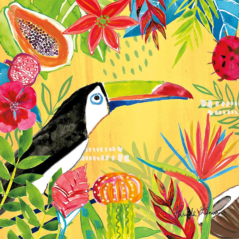 Tutti Frutti VI by Farida Zaman. SKU 52031a. Archival Giclee Fine art print for wall decor.