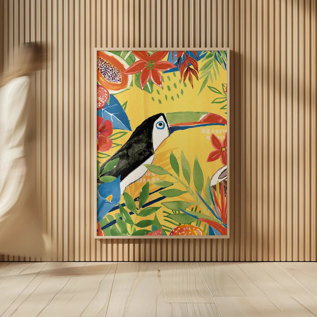 Tutti Frutti VI v2 by Farida Zaman. shown as over sized large wall art. Available as an archival giclee rolled canvas, fine art paper, or poster print. SKU 54244h.