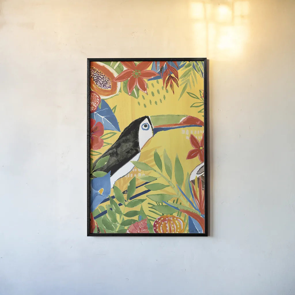 Tutti Frutti VI v2 by Farida Zaman. shown as a paper print in a black flame. Available as a archival giclee rolled canvas, fine art paper, or poster print. SKU 54244h.