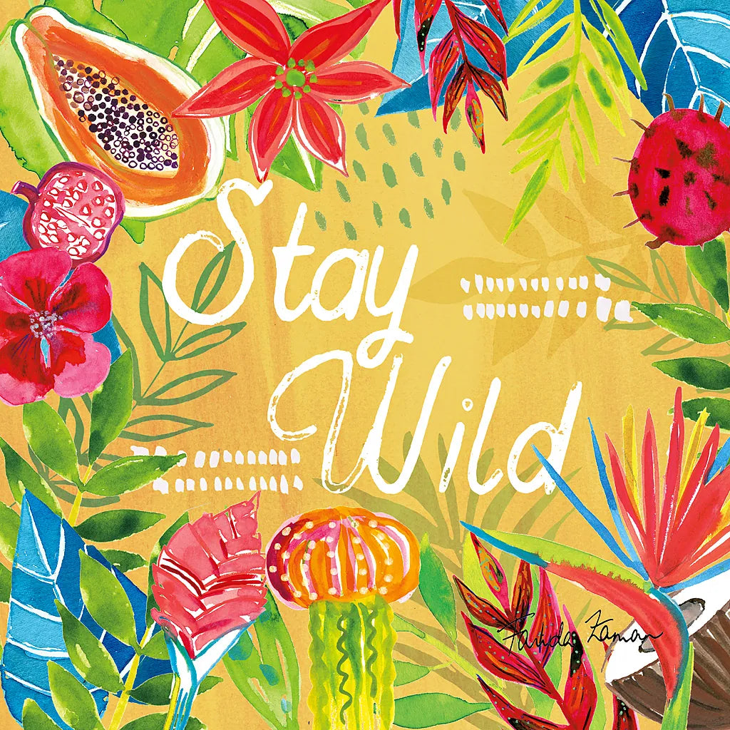 Tutti Frutti XI by Farida Zaman. SKU 52036a. Archival Giclee Fine art print for wall decor.