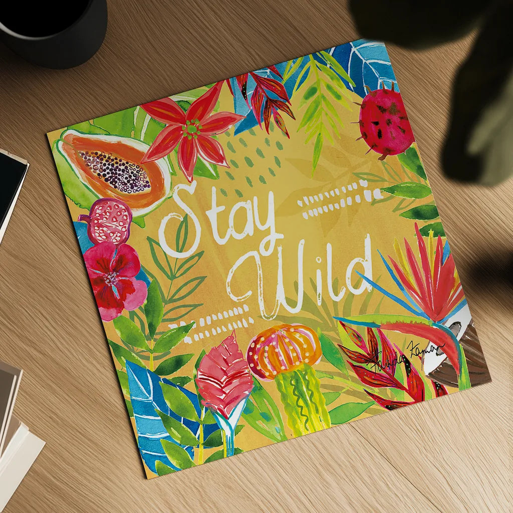 Tutti Frutti XI by Farida Zaman. Shown as a detailed flat fine art print, highlighting archival giclee quality. Available as an archival giclee rolled canvas, fine art paper, or poster print. SKU 52036a.