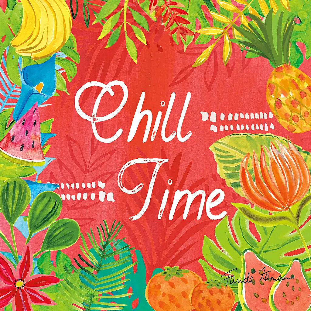 Tutti Frutti XII by Farida Zaman. SKU 52037a. Archival Giclee Fine art print for wall decor.