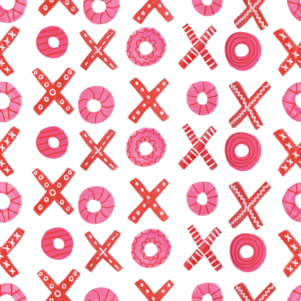 Valentine Chic Pattern II by Farida Zaman. SKU 39748a. Archival Giclee Fine art print for wall decor.