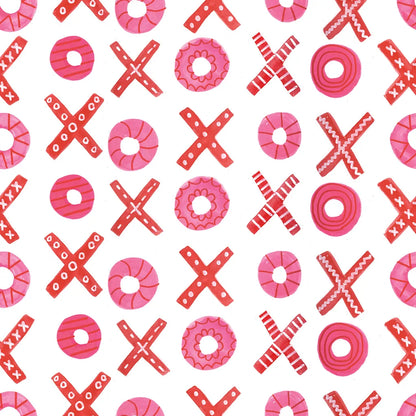 Valentine Chic Pattern II by Farida Zaman. SKU 39748a. Archival Giclee Fine art print for wall decor.