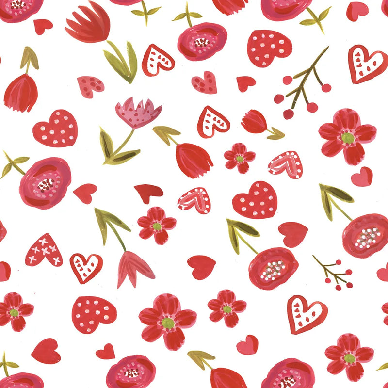 Valentine Chic Pattern III by Farida Zaman. SKU 39749a. Archival Giclee Fine art print for wall decor.