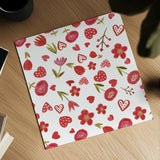 Valentine Chic Pattern III by Farida Zaman. Shown as a detailed flat fine art print, highlighting archival giclee quality. Available as an archival giclee rolled canvas, fine art paper, or poster print. SKU 39749a.