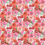 Valentine Chic Pattern IV by Farida Zaman. SKU 39750a. Archival Giclee Fine art print for wall decor.