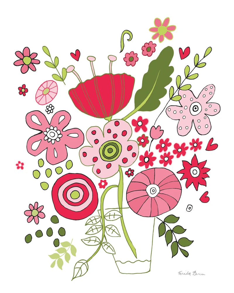 Valentines Flowers IV by Farida Zaman