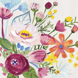 Vintage Floral II v2 Crop by Farida Zaman. SKU 54806a. Archival Giclee Fine art print for wall decor.