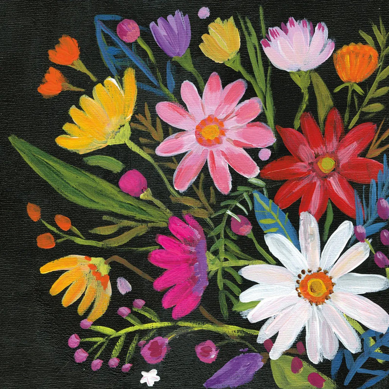 Vintage Floral III by Farida Zaman. SKU 42507a. Archival Giclee Fine art print for wall decor.