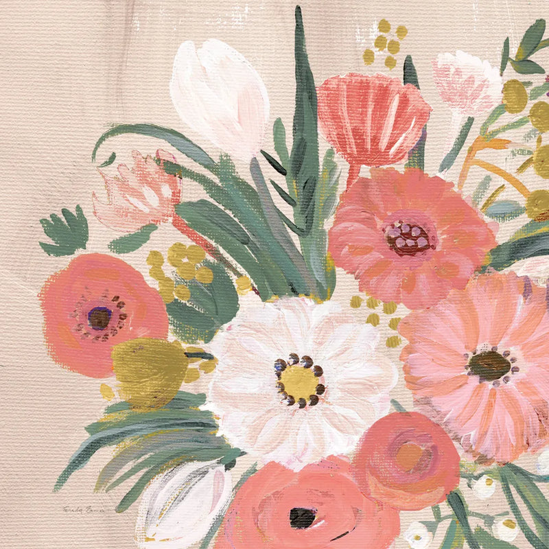 Vintage Floral IV Flipped Modern by Farida Zaman. SKU 52775a. Archival Giclee Fine art print for wall decor.