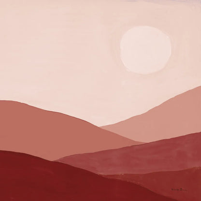 Warm Desert Landscape I by Farida Zaman. SKU 74761a. Archival Giclee Fine art print for wall decor.