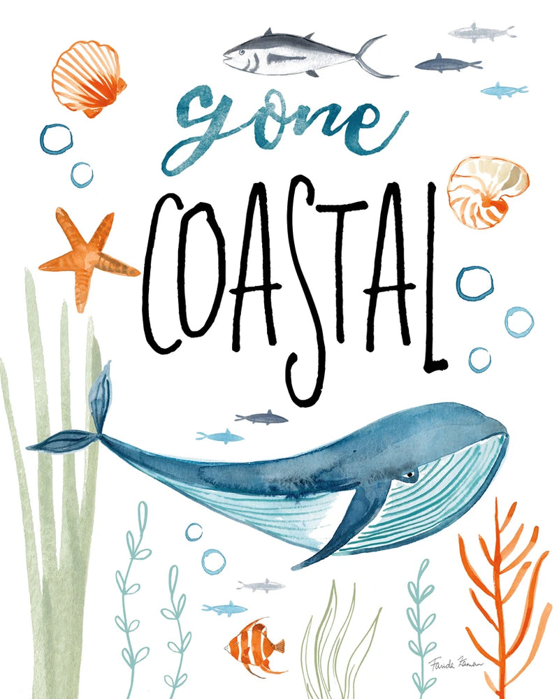 Whale Tale I Gone Coastal by Farida Zaman