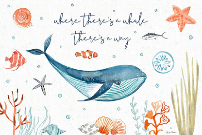 Whale Tale III by Farida Zaman. SKU 48994i. Archival Giclee Fine art print for wall decor.