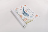 Whale Tale III by Farida Zaman. shown as a rolled paper print. Available as archival giclee rolled canvas, fine art paper, or poster print. SKU 48994i.