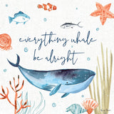 Whale Tale IV by Farida Zaman. SKU 48995a. Archival Giclee Fine art print for wall decor.